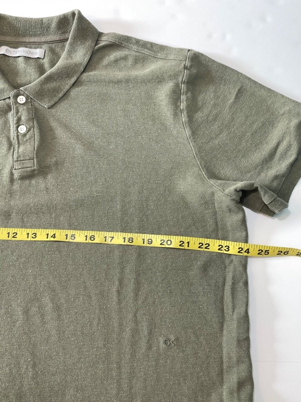 Outerknown Men’s Hemp Organic Cotton Polo Shirt - Picture 9 of 10